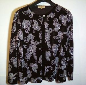 💥HOST PICK💥Sparkling Velour 2 in 1 Top